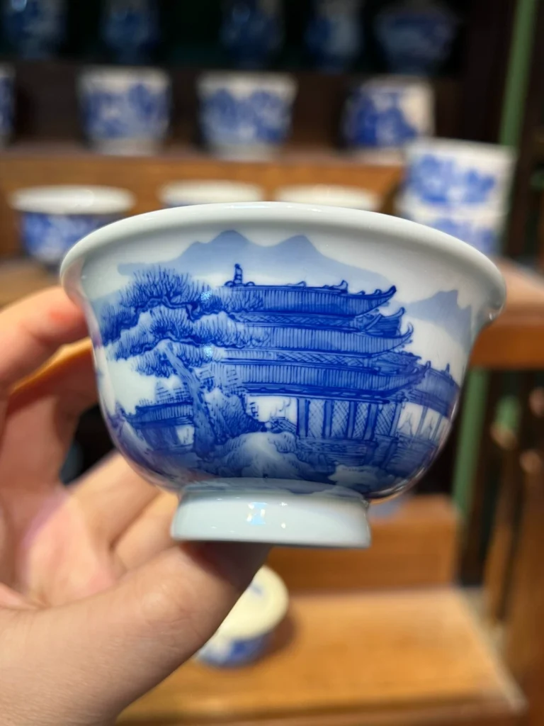 Mountain Landscape Tea Cup