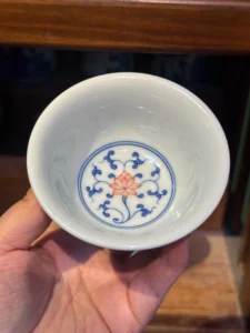 Scrolling Lotus Tea Cup — view 8