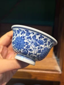 Scrolling Lotus Tea Cup — view 6