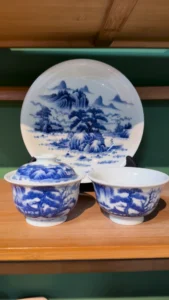 Mountain Landscape Tea Set