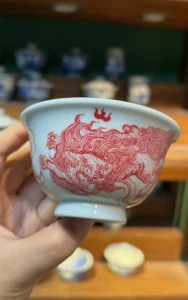 Playful Lions Tea Cup — view 6