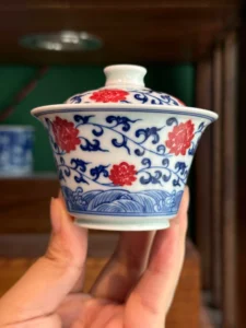 Scrolling Lotus Gaiwan — view 4