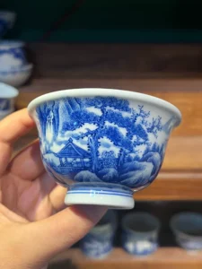 Mountain Landscape Tea Cup — view 2