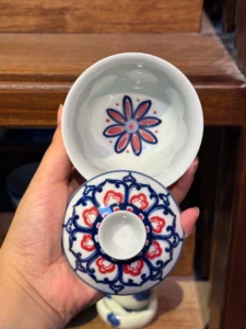 Lotus & Eight Treasures Gaiwan — view 4