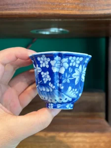 A Thousand Flowers Hexagonal Tea Cup — view 3