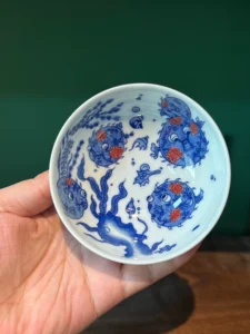 Pufferfish Porcelain Piece — view 2