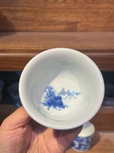 Mountain Landscape Tea Cup — view 8