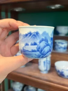 Mountain Landscape Tea Cup — view 5