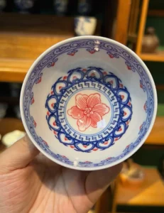 Lotus Medallion Tea Cup — view 5