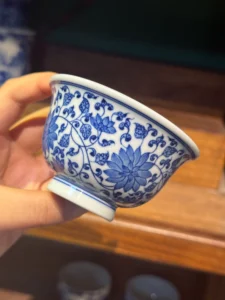 Scrolling Lotus Tea Cup — view 3