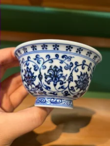 Scrolling Lotus Tea Cup — view 2