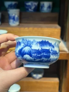 Mountain Landscape Tea Cup — view 7