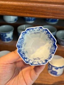 A Thousand Flowers Hexagonal Tea Cup — view 8