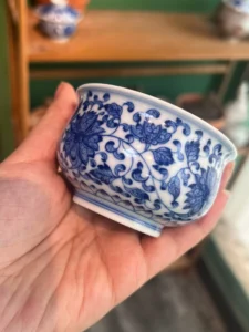 Scrolling Lotus Tea Cup — view 4
