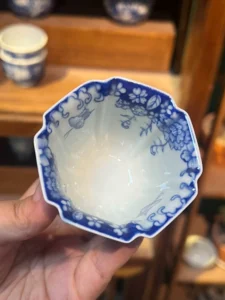 A Thousand Flowers Hexagonal Tea Cup — view 9