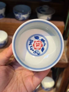 Scrolling Lotus Tea Cup — view 4