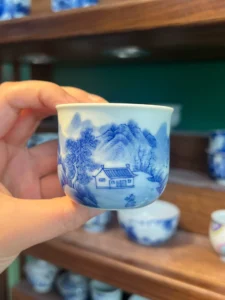 Mountain Landscape Tea Cup — view 2