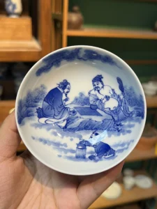 Chess under the Pines Tea Cup