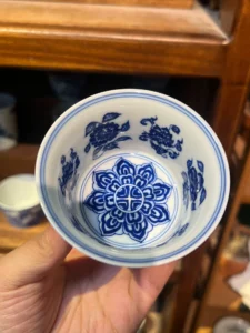 Scrolling Lotus Tea Cup — view 7