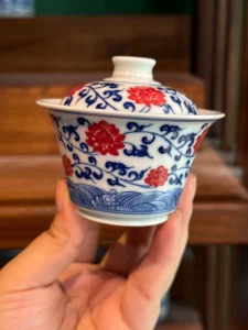Scrolling Lotus Gaiwan — view 8