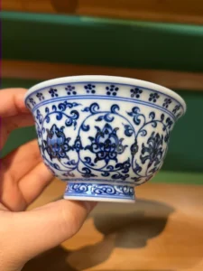 Scrolling Lotus Tea Cup