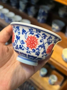 Scrolling Lotus Tea Cup — view 5