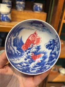 Leaping Carp Tea Cup — view 5