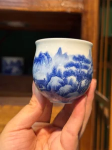 Mountain Landscape Tea Cup — view 2