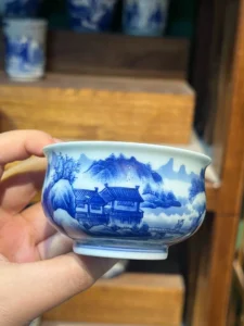 Mountain Landscape Tea Cup — view 2
