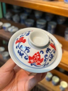 Scrolling Lotus Gaiwan — view 8