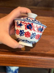 Lotus & Eight Treasures Gaiwan — view 6