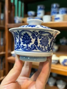 Scrolling Lotus Gaiwan — view 2