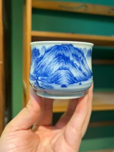 Mountain Landscape Tea Cup — view 4