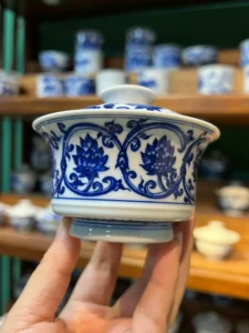 Scrolling Lotus Gaiwan — view 4