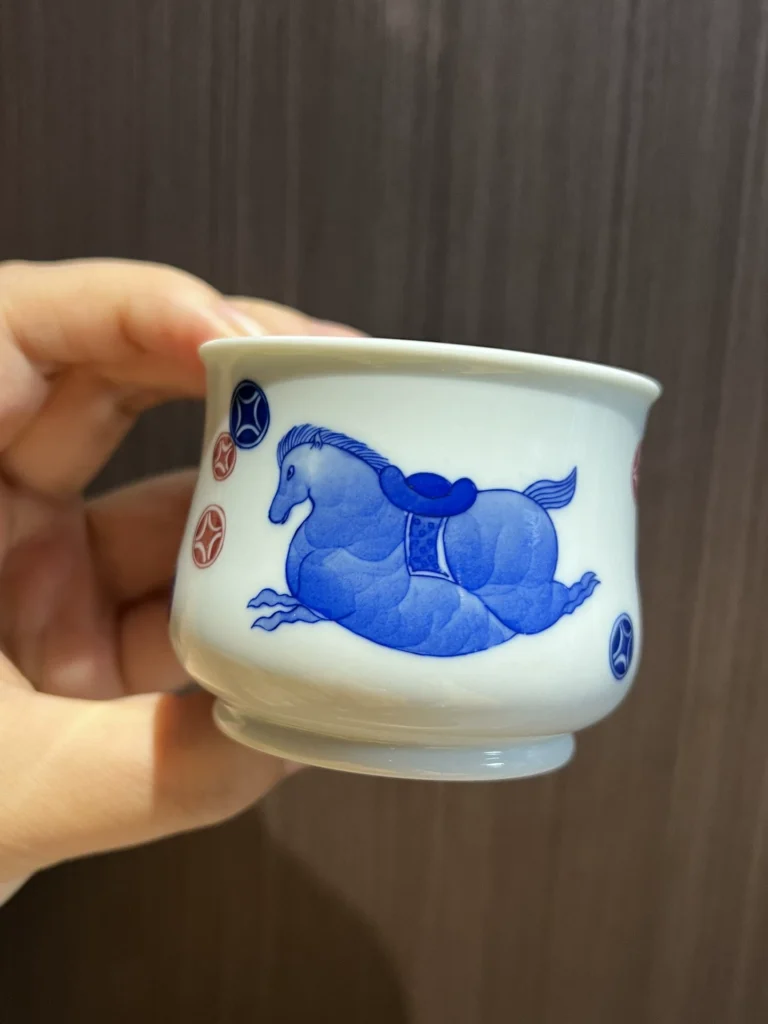 Horse & Coins Tea Cup