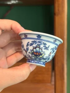 Scrolling Lotus Tea Cup — view 5