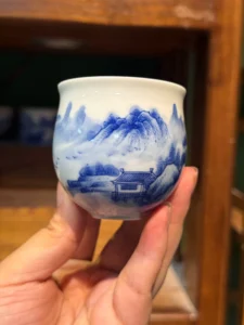Mountain Landscape Tea Cup — view 6