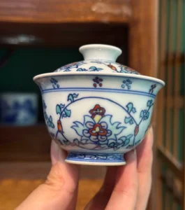 Scrolling Lotus Gaiwan — view 5
