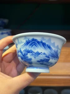 Mountain Landscape Tea Cup — view 4