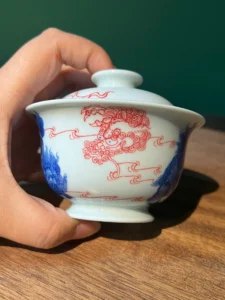 Playful Lions Gaiwan — view 3