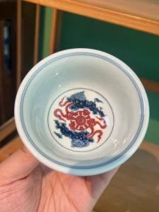 Scrolling Lotus Tea Cup — view 9