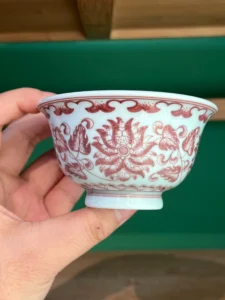 Scrolling Lotus Tea Cup — view 7