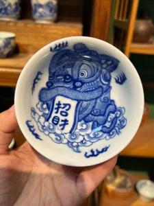 Playful Lions Tea Cup