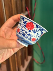 Scrolling Lotus Tea Cup — view 5