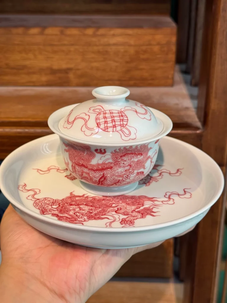 Playful Lions Gaiwan