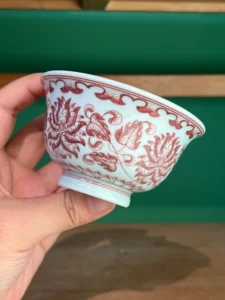 Scrolling Lotus Tea Cup — view 6