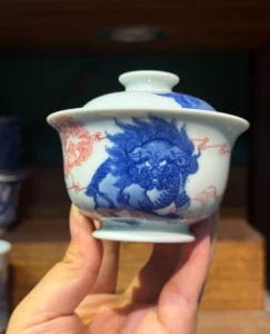Playful Lions Gaiwan — view 8