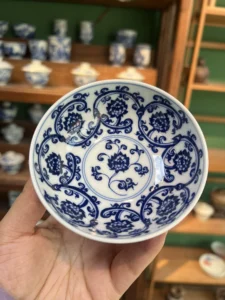 Scrolling Lotus Tea Cup — view 3