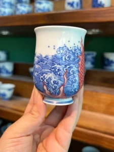 Leaping Carp Tea Cup — view 7