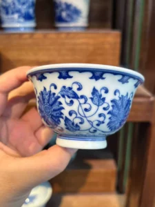 Scrolling Lotus Tea Cup — view 7
